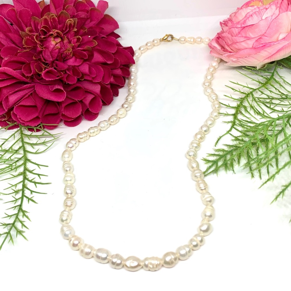 FINAL⚜️Vintage Genuine Freshwater Pearl Necklace